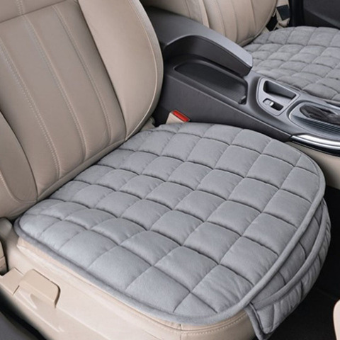 Funda de asiento de coche, cojín de asiento cálido de invierno, antideslizante, asiento delantero Universal, almohadilla transpirable para vehículo, Protector de asiento de coche ► Foto 1/5