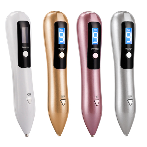 Pluma de Plasma LCD para eliminación de tatuajes, máquina de eliminación de tatuajes, lunares, recargable, cuidado facial, eliminación de manchas de piel, pecas, verrugas ► Foto 1/6