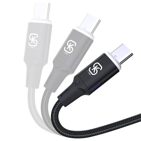 Cables de carga USB para Notebook 3A tipo C, Super rápido QC 3,0 para teléfonos xiaomi mi 10 redmi 2022, el más nuevo cable USB para portátil SIKAI ► Foto 1/6