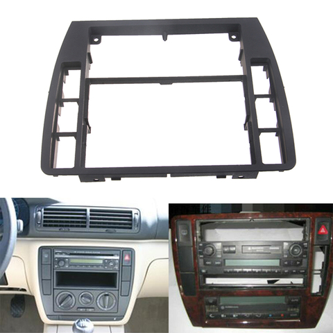 Para Volkswagen VW Passat B5 2001-2005 3B0858069 ABS coche Interior centro de la consola Dash decoración Panel de Radio cara molduras de Marcos ► Foto 1/6