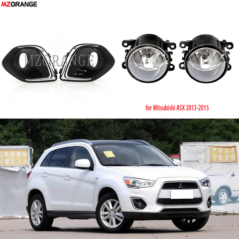 Luces LED de niebla para Mitsubishi ASX RVR Outlander Sport 2013-2015 Luz de niebla cubre faros antiniebla con cableado rejillas de Kit interruptor ► Foto 1/6