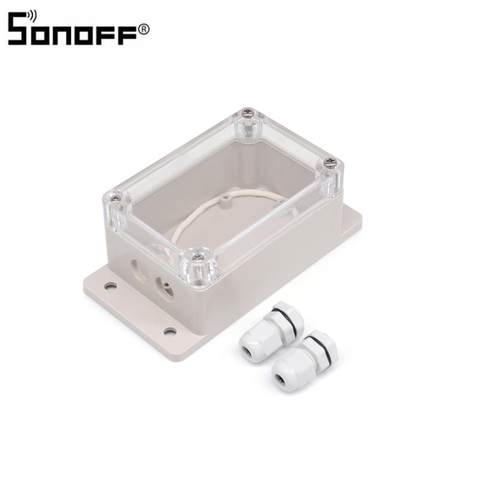 Sonoff IP66 funda protectora impermeable para Sonoff Básicos/RF/doble/Pow/TH16/G1 conector de Cable caja de casa inteligente Dropship ► Foto 1/6