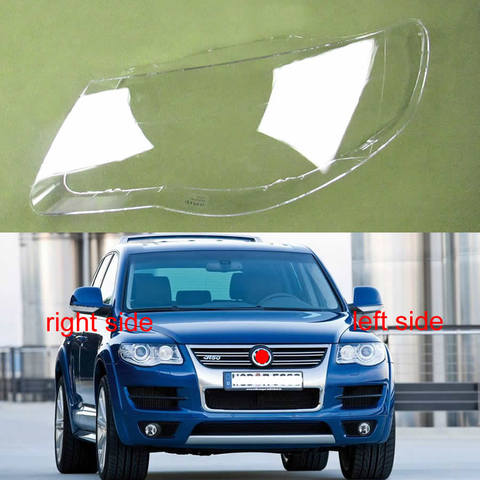 Pantalla de Lámpara transparente para Volkswagen Touareg 2007, 2008, 2009, 2010, carcasa de faro delantero ► Foto 1/1