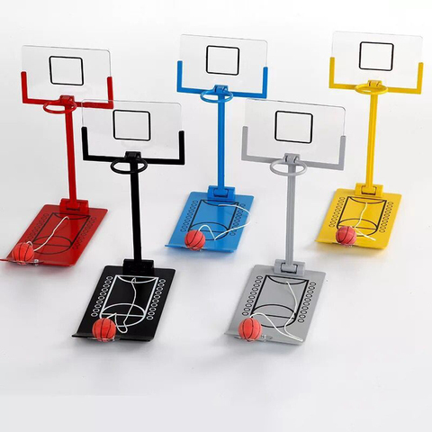 Mini juego de mesa plegable para baloncesto, mesa de oficina para aliviar el estrés, juego de mesa para fanáticos del baloncesto ► Foto 1/6