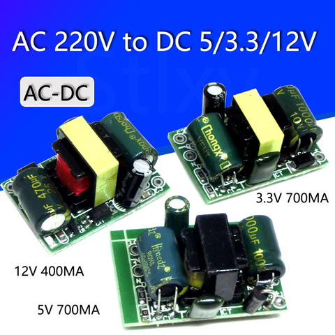 AC-DC 5V 700mA 3.5W Precision Buck Converter AC 220v to 5v DC step down Transformer power supply module 12V 400MA 3.3V 700MA ► Foto 1/6