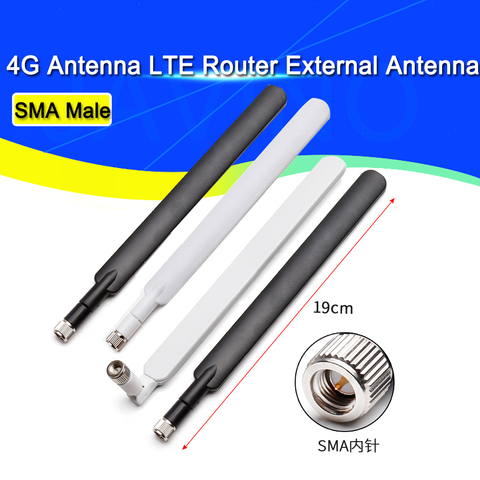 2PCS 4G Antenna SMA Male for 4G LTE Router External Antenna for Huawei B593S B880 B310 700-2690MHz Router Antenna JAVINO ► Foto 1/5