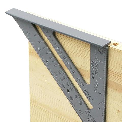 Regla triangular de 90 grados, regla de ángulo grueso, aleación de aluminio, herramienta de medición de diseño de escuadra ► Foto 1/6