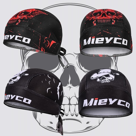 Mieyco-Bandana deportiva para hombre y mujer, gorro de ciclismo, pañuelo para la cabeza, para correr, con calavera ► Foto 1/6