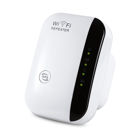 Repetidor extensor de rango WiFi inalámbrico de 300Mbps, amplificador de puente de red, repetidor de señal Wps cifrado 802.11N Wi-fi ► Foto 1/6