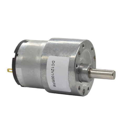 Motor de engranaje de 12V y 24V CC, engranaje de reducción de alta velocidad, Mini Motor de engranaje eléctrico de Metal, reductor de caja de engranajes de 7-600RPM ► Foto 1/3