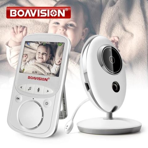 Inalámbrico LCD Audio Video Monitor de bebé VB605 Radio niñera música intercomunicador IR 24 h portátil Cámara bebé Walkie Talkie niñera ► Foto 1/6