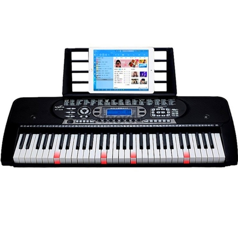 Piano eléctrico Digital multifuncional para niños, 61 teclas, teclado de música Digital, tablero electrónico para principiantes, regalo para niños ► Foto 1/4