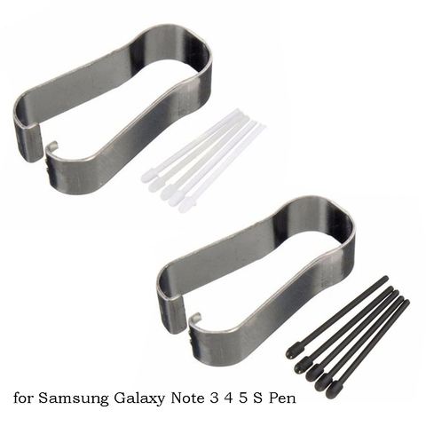 Lápiz táctil quitar herramienta con 5 piezas de reemplazo de recarga consejos plumas para Samsung Galaxy nota 3 4 5 S Pen/nota 9 8 Tab S3 S4 SPen ► Foto 1/6