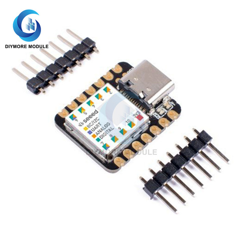 Microcontrolador tipo C para dispositivos usables, microcontrolador SAMD21 Cortex M0 + Nano SAMD21 32 Bit 48MHZ SPI I2C, interfaz para Arduino IDE IoT ► Foto 1/6