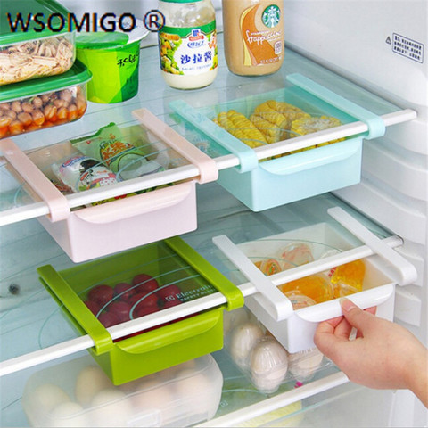 Estante De almacenamiento para refrigerador, estante De Cocina multiusos creativo, fruta y estante vegetal, 1 Uds. ► Foto 1/6