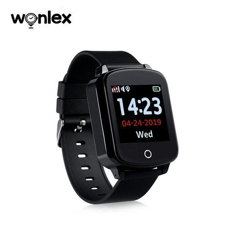 Wonlex-reloj inteligente EW200S resistente al agua IP67, dispositivo portátil para la salud de los ancianos, alarma de caída, detección de frecuencia cardíaca y presión arterial ► Foto 1/6