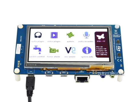 Kit de descubrimiento Original STM32, STM32F746G-DISCO/32F746GDISCOVERY, con MCU STM32F746NG y pantalla táctil capacitiva TFT de 4,3 pulgadas ► Foto 1/6