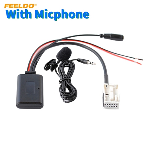 FEELDO-Adaptador de módulo Bluetooth inalámbrico para coche, Cable auxiliar de Audio de Radio para Volkswagen RCD200 RCD210 RCD310 RNS300 RNS310 ► Foto 1/6