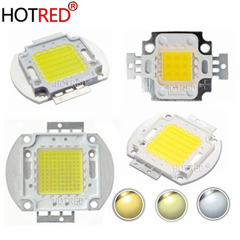 Lámpara LED COB de alta potencia, 10 Uds., chips SMD 45mil, blanco frío y cálido, 10W, 20W, 30W, 50W, 100W ► Foto 1/6