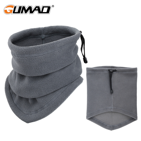 Calentador de cuello de invierno para hombre y mujer, Bandana térmica, máscara de media lana para senderismo, ciclismo, correr, deporte, esquí, bufanda de tubo ► Foto 1/6