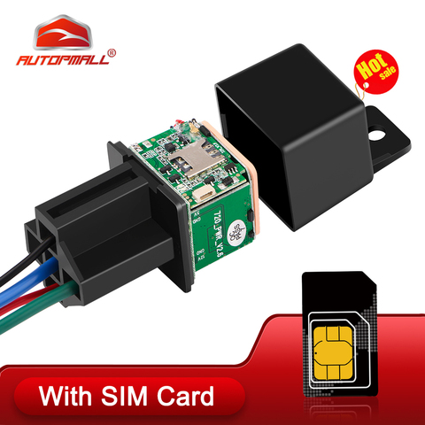 Rastreador GPS MV720 para coche, localizador en tiempo real con tarjeta SIM, GSM, relé, Control remoto, aplicación gratuita, corte de combustible, 720 ► Foto 1/6