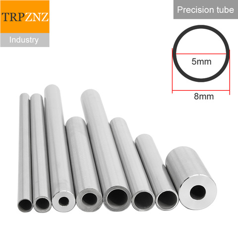 Tubo de acero inoxidable 304, tubería de precisión OD 8x1,5mm, diámetro exterior 8mm, espesor de pared 1,5mm, diámetro interno 5mm ► Foto 1/4