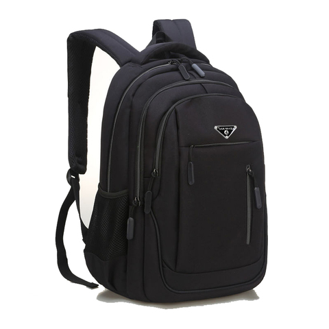 SUUTOOP-mochila multifuncional para ordenador portátil de gran capacidad para hombre, bolso escolar sólido Oxford, mochila escolar de viaje, 15,6 ► Foto 1/6