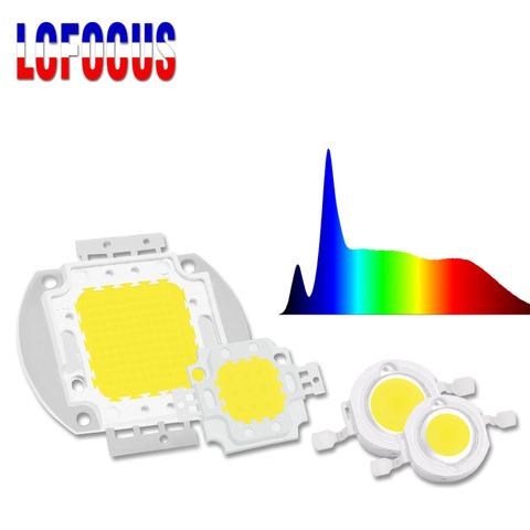 1 W 3 W 5 W 10 W 20 W 30 W 50 W 100 W crece la viruta llevada mazorca espectro completo 380-840nm DIY LED crece ligero para la planta de cultivo de interior ► Foto 1/6