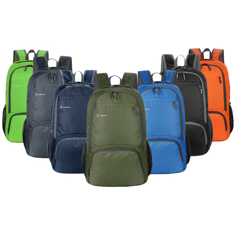 Mochila Plegable ligera para hombre y mujer, mochila impermeable para viaje, senderismo, Fitness ► Foto 1/6