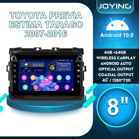 Autorradio 1 Din para coche, reproductor Multimedia estéreo con Android 10, unidad principal, para Toyota Previa, Estima, Tarago, 2007-2016, 4G, Carplay ► Foto 1/6