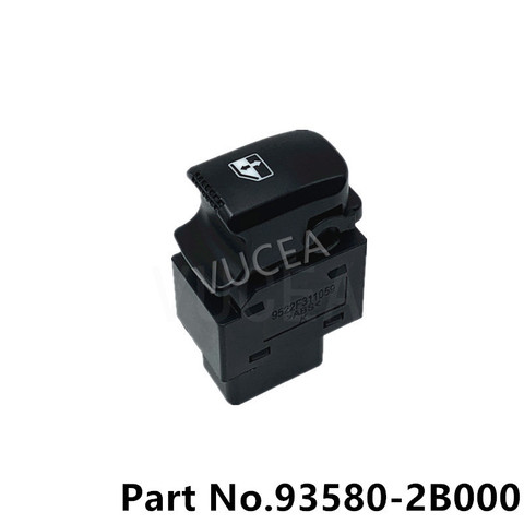 Interruptor de ventanilla trasera para coche, para SANTA FE 2007, 2008, 2009, 2010, 2011, 2012, 935802B000, 935802B500, 93580-2B000, 935812B000 ► Foto 1/6