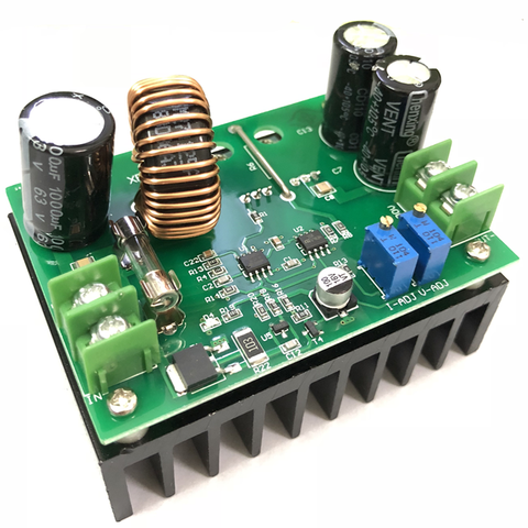 DC/DC Boost Converter 10-60V a 12-80V regulador de voltaje de aumento 600W fuente de alimentación automática transformador salida ajustable Volt R ► Foto 1/3