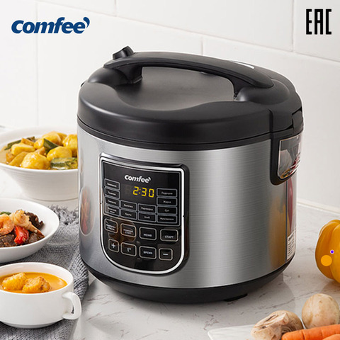 Cocina eléctrica multipecker arrocera con recipiente de acero inoxidable 5L Comfee CF-MC 9501 multi cooker ► Foto 1/6