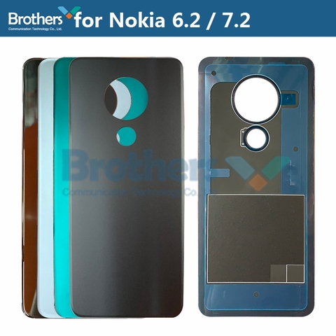 Carcasa de batería para Nokia 7,2 6,2, cubierta trasera TA-1200 TA-1198 1201 TA-1187 TA-1193 TA-1196 TA-1181 para maletero piezas de carcasa ► Foto 1/6