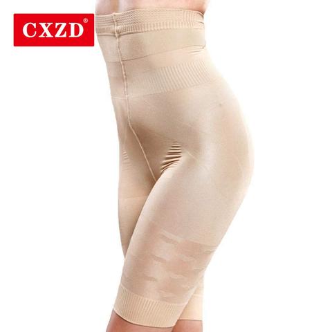 CXZD-Pantalones moldeadores de estómago y pierna larga, bragas moldeadoras, ropa interior con función de corpiño, ropa interior adelgazante ► Foto 1/6