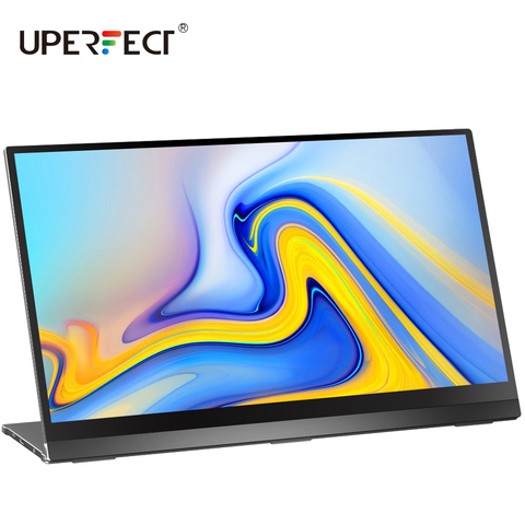 UPERFECT-pantalla táctil de 15,6 pulgadas UHD 4K IPS, Monitor portátil HDR 300, 100% RGB, IPS, para ordenador portátil y pc ► Foto 1/6