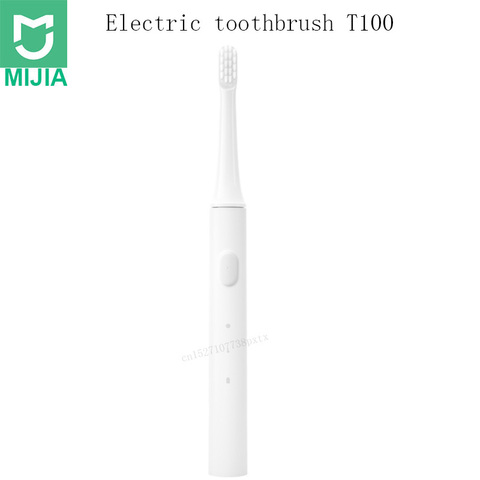 Xiaomi-cepillo de dientes eléctrico inteligente Mijia T100 Mi, cepillo de dientes Original sónico de 2 velocidades, blanqueador, recordatorio de zona de cuidado Oral con caja ► Foto 1/6