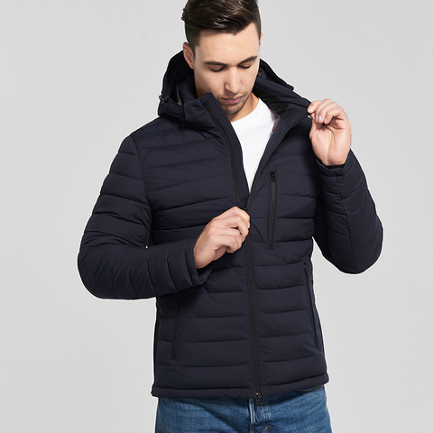 2022 chamarra hombre chaquetas de hombre de alta calidad chaqueta de invierno con capucha nueva moda Casual abrigo de invierno grueso para hombre envío gratis ► Foto 1/6