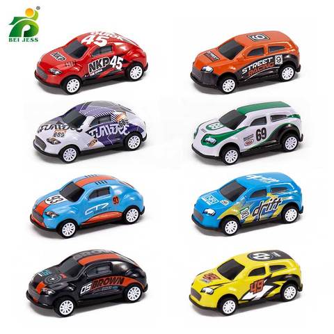 8 unids/set niños de aleación de coche 1/64 fundición Metal niños de acción modelo caliente educativos juguete para niño, regalo ► Foto 1/6