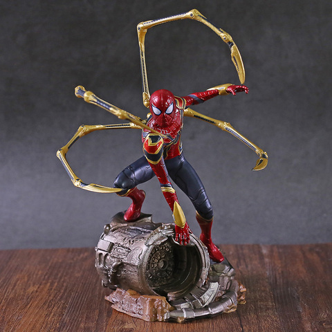 Marvel Iron Spiderman 1/10 escala figura coleccionable en miniatura de juguete ► Foto 1/6