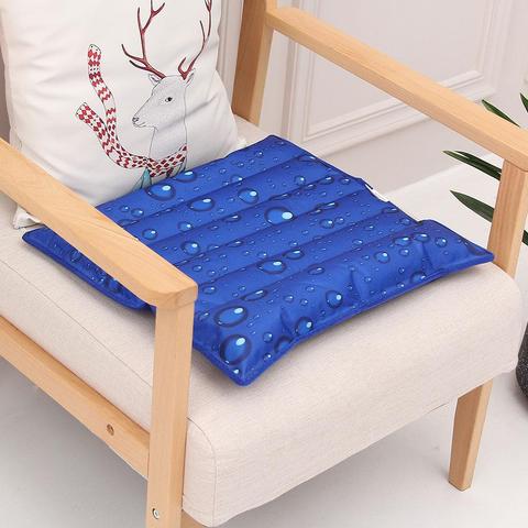 Cojín enfriador de agua fría y gruesa para oficina, almohadilla impermeable, cojín para silla de casa, almohada de asiento con bolsa de agua ► Foto 1/6