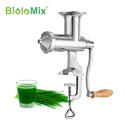 Envío Gratis 100% exprimidor de hierba de trigo de acero inoxidable extractor de jugo de cítricos de frutas gran oferta ► Foto 1/6