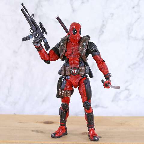 NECA Deadpool coleccionista definitivo 1/10 escala épica Marvel PVC figura de acción coleccionable modelo de juguete ► Foto 1/6