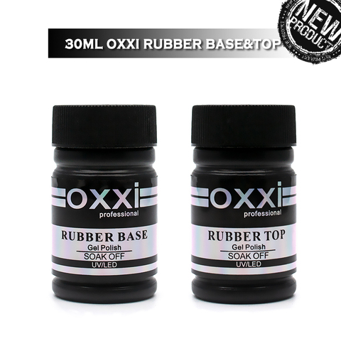 OXXI-Base de goma y capa superior para manicura, esmalte de uñas en Gel UV Led, Base duradera para uñas, 30ml ► Foto 1/6