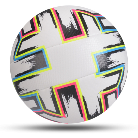 Balón de fútbol de tamaño estándar, 5 pelota de fútbol cosida a máquina, Material de PU, pelota de entrenamiento de partido de liga deportiva, balón de fútbol voetbal ► Foto 1/6