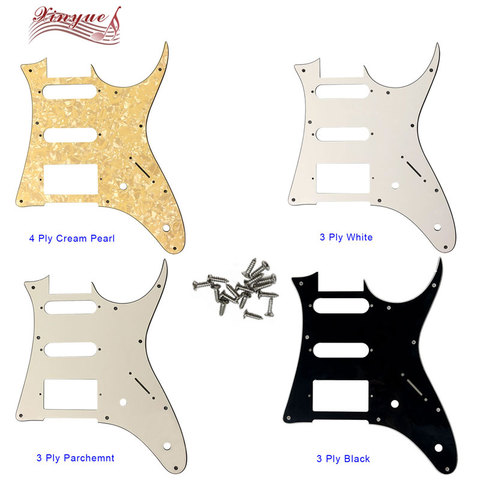 Pleroo guitarra piezas-para 10 tornillos con agujero MIJ Ibanez RGX40 guitarra golpeador Humbucker HSS Pickup Scratch Pleroo, muchos colores ► Foto 1/6