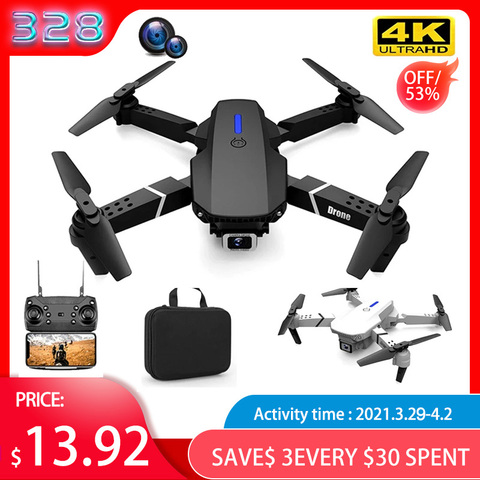 Dron cuadricóptero E525 WIFI FPV con gran angular HD 4K 2022 P cámara de altura, Dron plegable RC, juguete de regalo, 1080 ► Foto 1/6