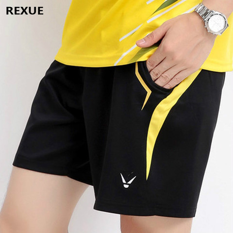 Pantalones cortos deportivos con bolsillos para hombre y mujer, shorts atléticos de secado rápido para tenis de mesa, correr y trotar, 2022 ► Foto 1/6