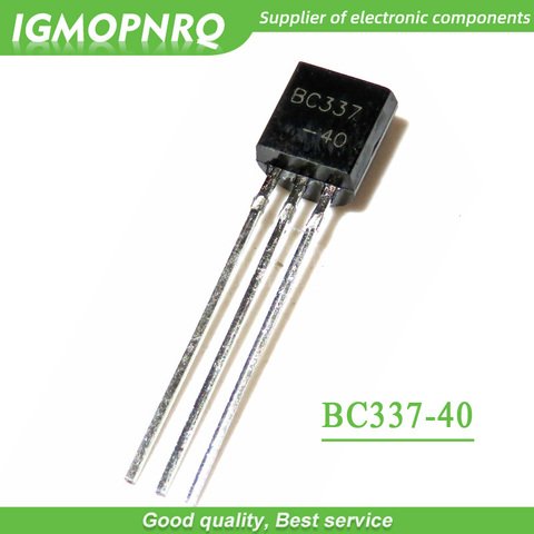 100 Uds BC337-40 TO92 BC337 a-92 NPN transistor de propósito general IC nuevo y original ► Foto 1/1