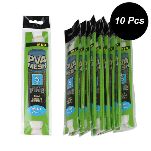 Malla PVA soluble para pesca de carpa, 5M, 25mm, 37mm, 10 Uds. ► Foto 1/5